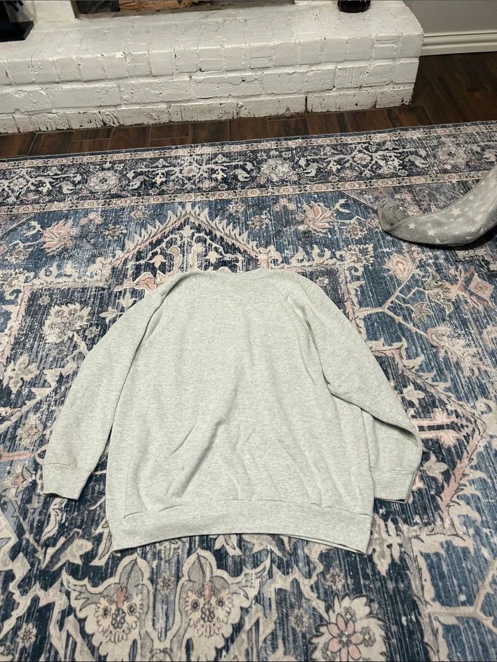 Men's Crewneck Sweater - Light Heather Gray